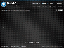 Tablet Screenshot of buddsperformance.com